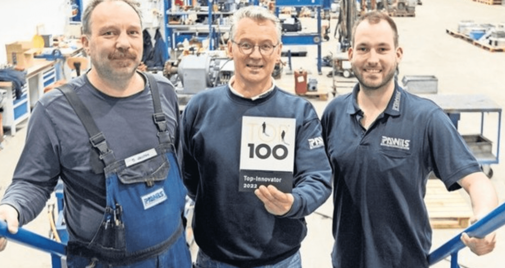 TOP 100 Innovator 2022 - Pawils Elektromaschinenbau