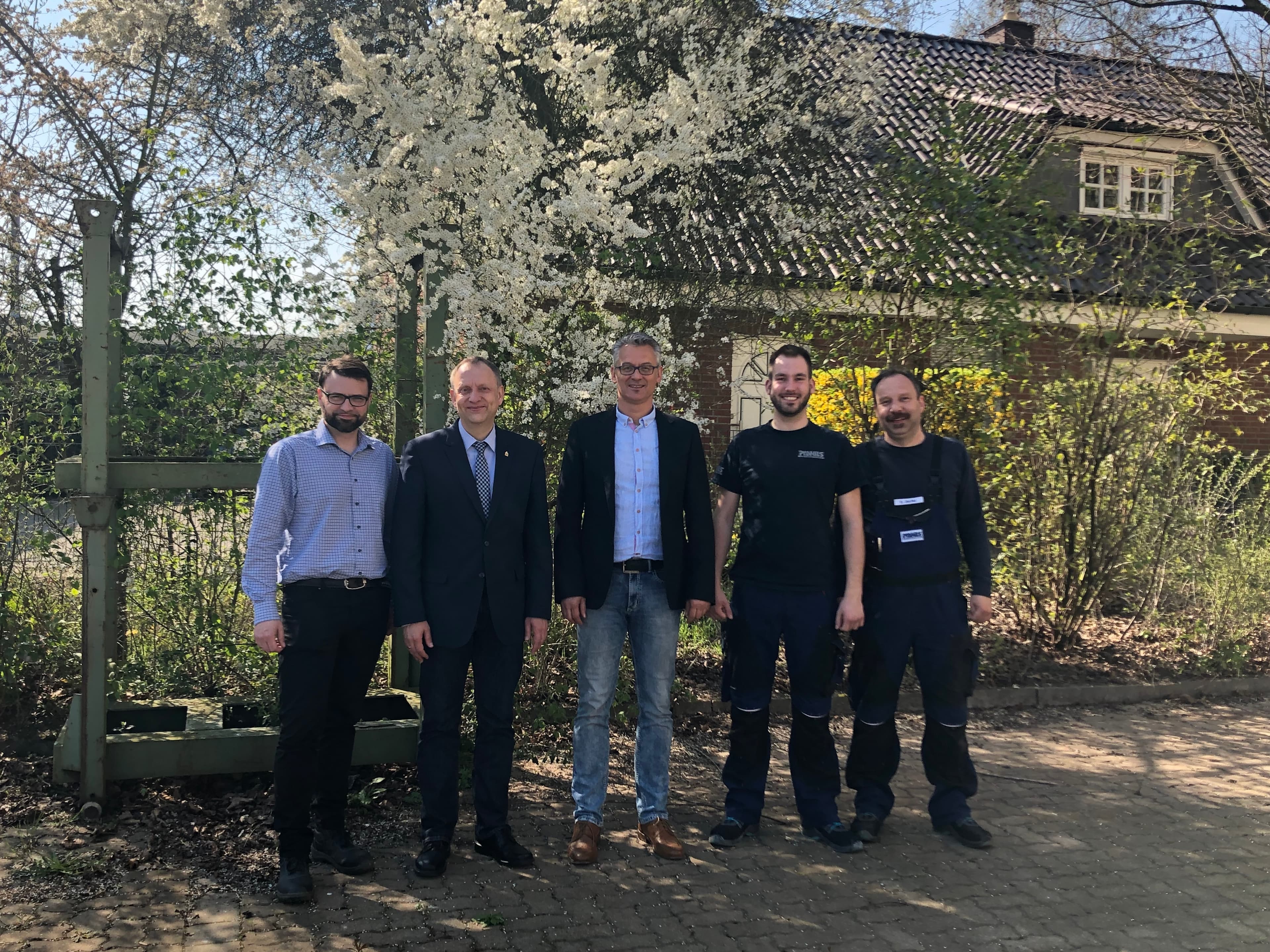 Peines Buergermeister zu Besuch bei Pawils