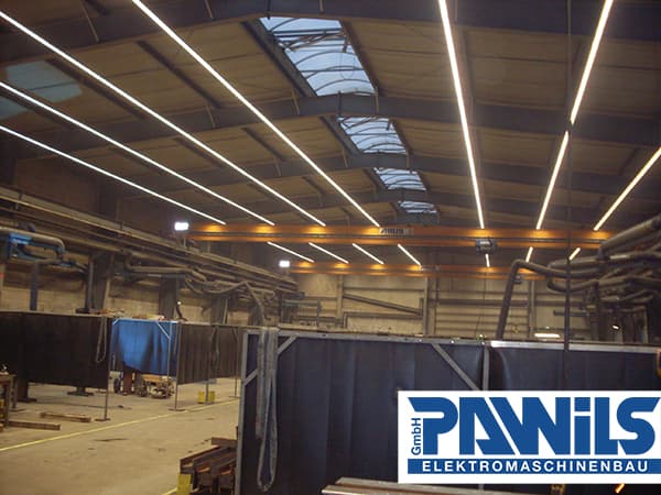 LED-Hallenbeleuchtung – Eurovia Beton