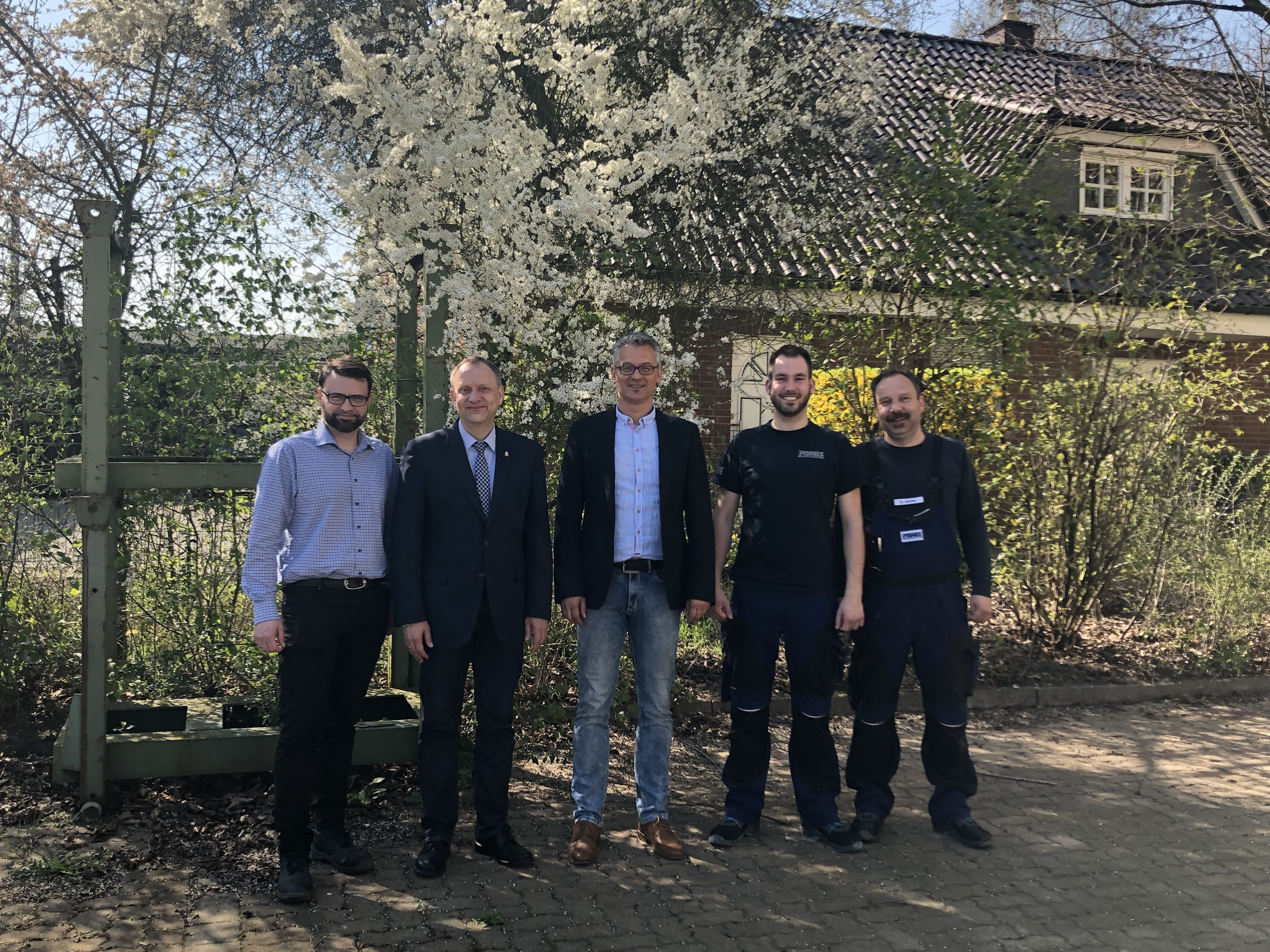 Bürgermeister Klaus Saemann bei Pawils